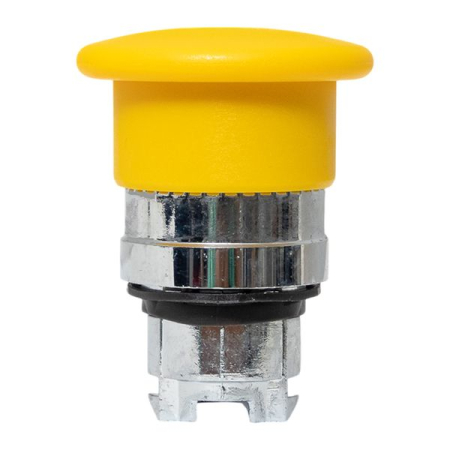 Исполнительный механизм кнопки XB4 "Грибок" желтый возвратный без фиксации без подсветки IP65 EKF
