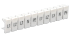 Маркеры для КПИ-1,5мм2 с символами "L1, L2, L3, N, PE" IEK