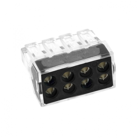 Клемма СМК 773-108 (с пастой) 8 отверстий 1,0-2,5 мм2 EKF PROxima