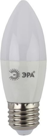 Лампа светодиодная Эра LED B35-9W-827-E27 (диод, свеча, 9Вт, тепл, E27)