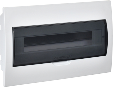 Бокс ЩРВ-П-18 модулей встр. пластик IP41 GENERICA