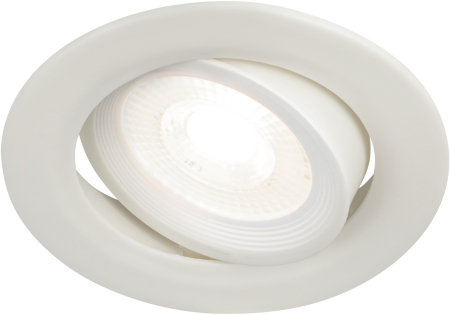 Светильник KL LED 22A-5 4K WH  ЭРА светодиодный круглый поворотн. LED SMD 5W 4000K, белый