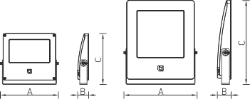 LEADER LED 100W D75 750 RAL9006 светильник
