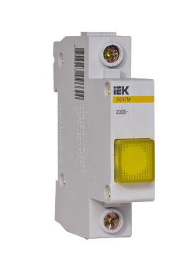 Сигнальная лампа ЛС-47М (желтая) (матрица) IEK