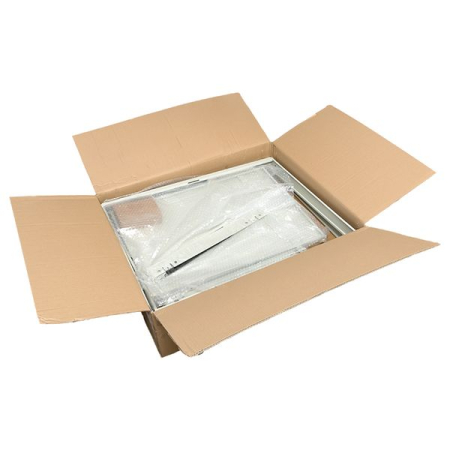 Шкаф настенный 19" TERACOM PRO 15U 600х600 мм дверь стеклянная с замком-ручкой серый