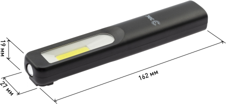 Фонарь RA-701  ЭРА Фонарь ЭРА Практик [ЗВт COB, 3Вт LED, магнит, клипса-держатель, micro USB, 1200mA