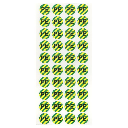 Наклейка "PE" d=20мм EKF PROxima