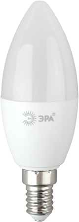LED B35-8W-865-E14 R ЭРА (диод, свеча, 8Вт, хол, E14) (10/100/3500)