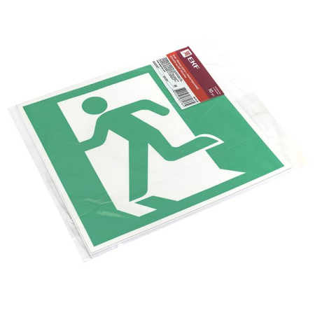 Знак "Выход здесь" (левосторонний) 200х200мм EKF PROxima