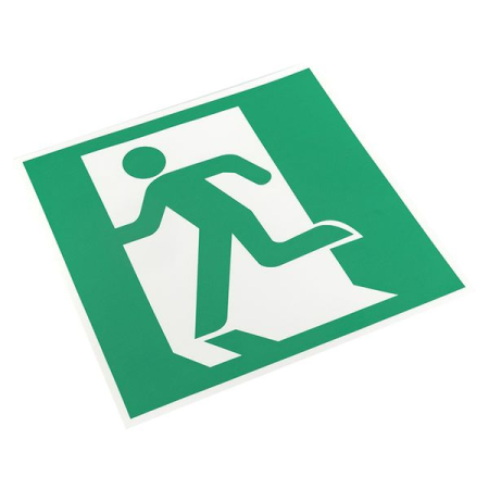 Знак "Выход здесь" (левосторонний) 200х200мм EKF PROxima