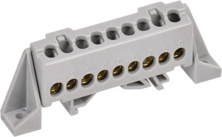 TEKFOR Шина L "фаза" в комб. изол. "Стойка" 6х9-9-Ср IEK