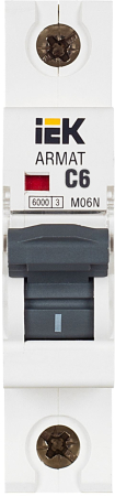 ARMAT Авт. выкл. M06N 1P C 6А IEK