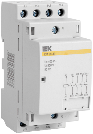 Контактор модульный КМ63-40 AC/DC ИЭК