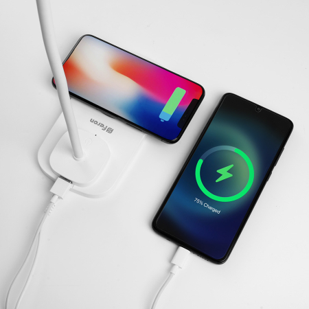 Настольный светодиодный светильник Feron DE1729  22W, 3000-6000К, 100-240V, белый