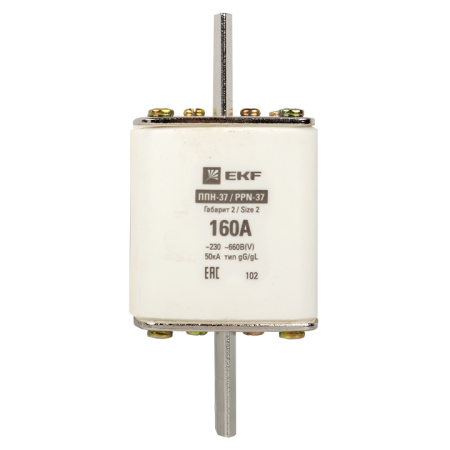 Плавкая вставка ППН-37 400/160А габарит 2 EKF PROxima