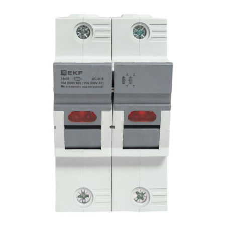 Предохранитель-разъединитель DF 14х51 2Р (тип ПВЦ)  EKF