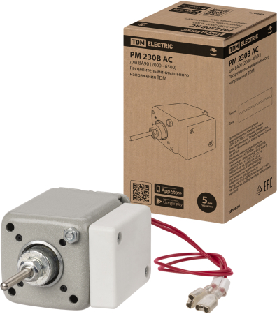 Расцепитель минимального напряжения РМ 230В АС для ВА90 (2000 - 6300) TDM