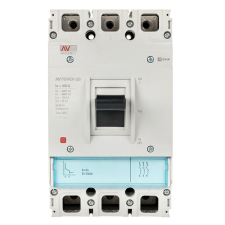 Автоматический выключатель AV POWER-3/3 400А 35kA TR