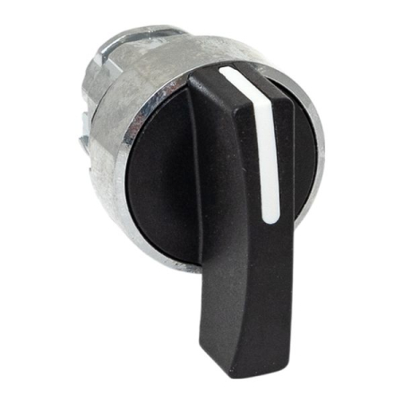 Исполнительный механизм переключателя ХB4 на 3 положения возвратный без фиксации, без подсветки с длинной ручкой IP65 EKF