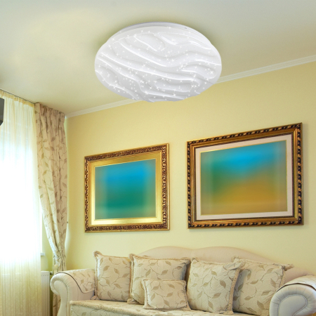 Бытовые светодиодные светильники (SPB 6) Fashion SPB-6 "Wave" 70  ЭРА Светодиод. св-к 70Вт 3000-6500