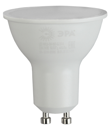 Лампа светодиодная Эра ECO LED MR16-9W-827-GU10  ЭРА (диод, софит, 9Вт, тепл, GU10)