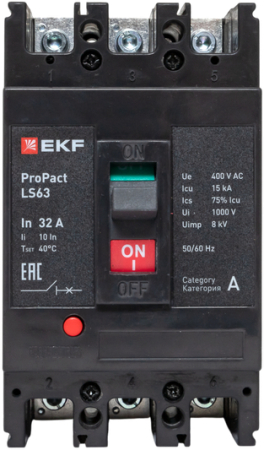 Автоматический выключатель LS63 15кА 3P 32А ProPact EKF