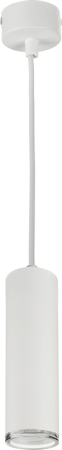Подвесной светильник WOLTA WSL-GU10/P14W AQUA под лампу GU10 IP44 Белый матовый ?60*200mm
