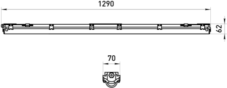 SPP-101-0-001-120  ЭРА Св-к IP65 под светодиод. лампу T8 G13 1200мм