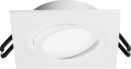 Встраиваемый cветильник WOLTA WDL-GU5.3/01W-S IP20 под лампу GU5.3 квадратный Белый ALTO 92x92х22 1/100