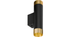 Настенный светильник WOLTA WSL-MR11/W15BG Petite под лампу MR11 с цоколем GU10 IP20 Чёрный с золотом ?40*180*65mm