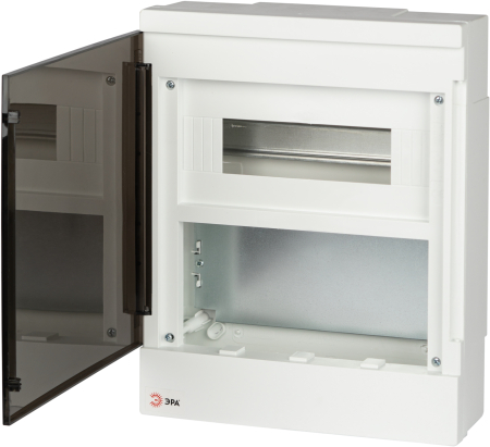 bs-12s  Щит распределительный со слаботочным отсеком ЭРА MultiBox bs-12s навесной пластиковый 12 модулей IP41