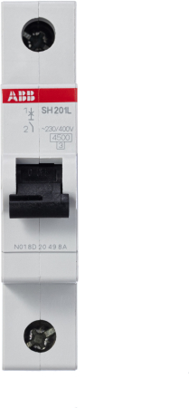 Автомат,выкл-ль 1-полюсной SH201L C63