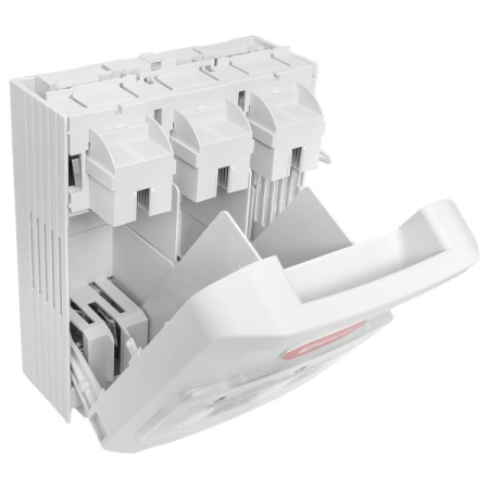 Выключатель-разъединитель УВРЭ v2 250А с дополнительным контактом (NO+NC) откидного типа под предохранители ППН (габ.1) EKF