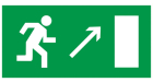 Самокл. этик. 200х100 мм "Напр.к эвак.вых. напр.вверх"