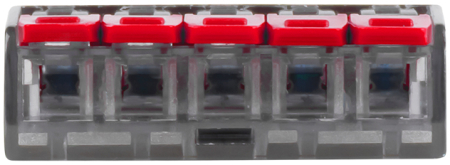 Клемма СМК 221-415 5 отверстий 0.2-4.0 мм2 блистер (5шт.) EKF PROxima