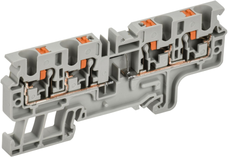 ARMAFIX Колодка клемм. CP4/4(E)D1 4-пров. с встр. диод. IEK