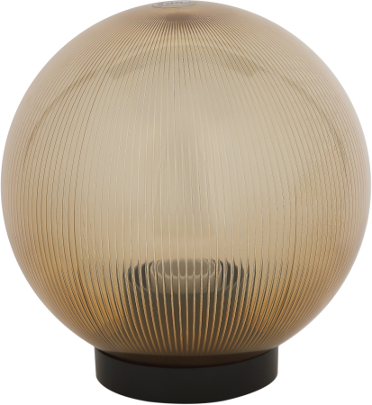 НТУ 02-60-203 ЭРА Светильник садово-парковый шар золотистый призма D200mm Е27 (6/90)