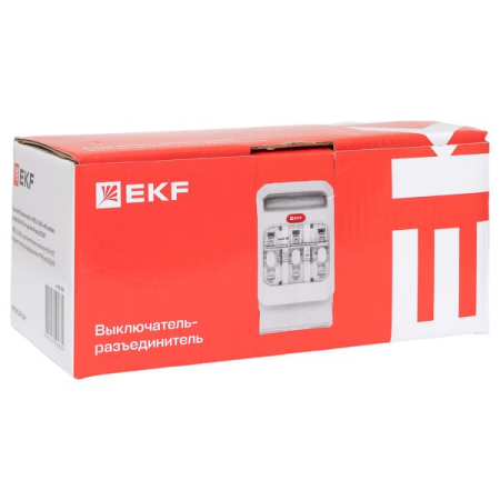 Выключатель-разъединитель УВРЭ v2 160А с дополнительным контактом (NO+NC) откидного типа под предохранители ППН (габ.00) EKF