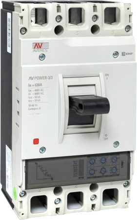 Выключатель автоматический в литом корпусе AV-POWER-3/4 630А 50кА ETU2.0 EKF