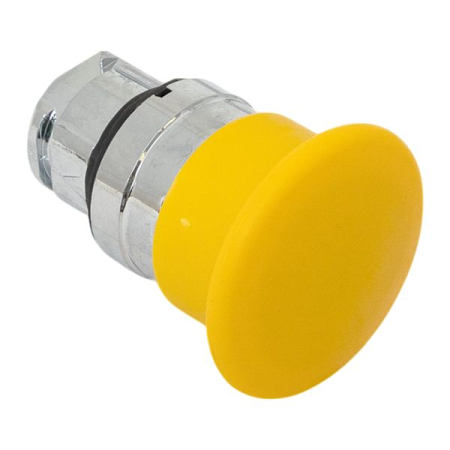 Исполнительный механизм кнопки XB4 "Грибок" желтый возвратный без фиксации без подсветки IP65 EKF