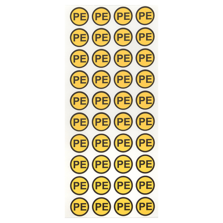 Наклейка "PE" (d20мм.) EKF PROxima