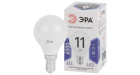 Лампа светодиодная Эра LED P45-11W-860-E14 (диод, шар, 11Вт, хол, E14)