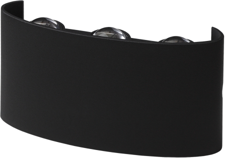 Светильник WL12 BK  ЭРА Декоративная подсветка светодиодная ЭРА 6*1Вт IP 54 черный