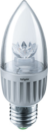 Лампа Navigator 71 849 NLL-C37-7-230-2.7K-E27-CL