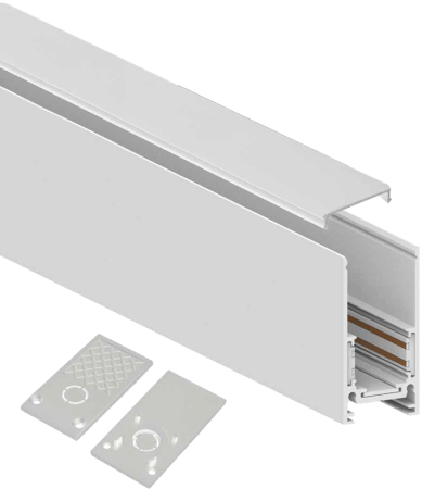 Шинопровод для низковольтных трековых  светильников, белый, 2м, CABM1000