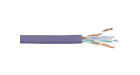 ITK Витая пара U/UTP кат.6 4х2х23AWG solid LSZH нг(А)-HF фиолетовый (305м)