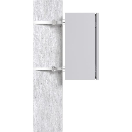 Комплект крепления на столб монтажной полосой (ширина шкафа до 400 мм) EKF Basic