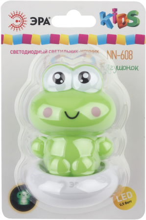 ЭРА ночник NN-608-SW-GR зеленый