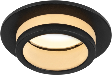 KL89 BK  Встраиваемый светильник алюминиевый ЭРА KL89 BK MR16/GU5.3 черный