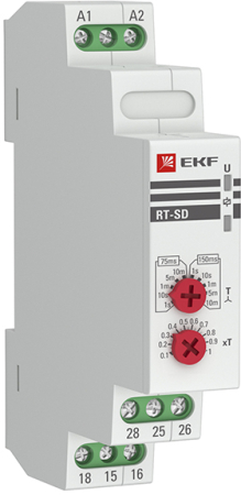 Реле времени (для двигателей "звезда-треугольник") RT-SD 12-240В EKF PROxima
